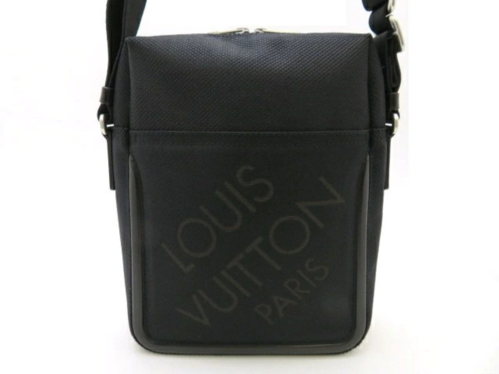 LOUIS VUITTON Citadin NM Crossbody Bag Damier Geant Noir Black